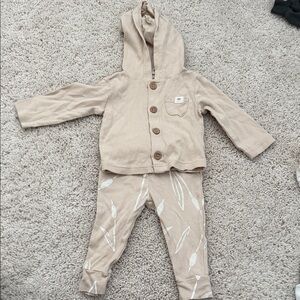 Carter's Beige Baby Outfit Set